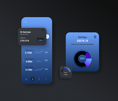 Analytics by card app app design application bank app dashboard app design figma icon illustration ui ux vector