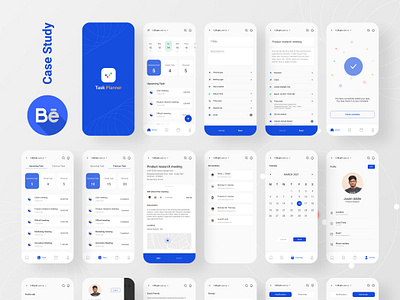 Task Planner Mobile App app best design branding calendar app clean design design online marketing reminder app schedule app task list task management task manager task planner to do app todolist travel seals man ui design uiux uiuxdesign