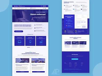 Landing Page Website www.CodepanStudio.co.id branding design flat ui ui ux ui design website company website concept website design website ui ux