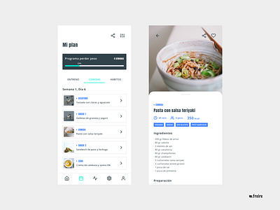 BFIT meal plans app app design branding cards design design icon meals minimal sport tags ui ux uidesign vector