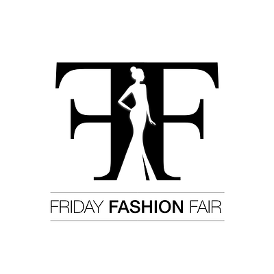 Logo for "Friday Fashion Fair" app brand branding clean design design art fashion fashion brand fashion design flat icon logo logodesign marketing mobile trend typography ui vector