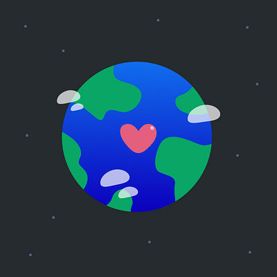 Earth Day illustration vector