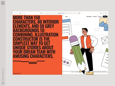 Manufactory illustrations 💼 characters colorful contrast design illustration manufactory product storytale ui vector web work workflow