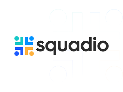 Squadio - Brand Identity & Logo Design abstract abstract logo adobe brand brand design brand identity branding branding and identity collaboration colorful connect icon logo logo design logomark logotype mark minimal minimalist logo vector