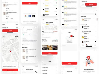 Ecommerce App cart commerce delivery ecommerce illustration market mobile app design online shopping shop shopify shopping app uidesign uiux uiuxdesign uiuxdesigner