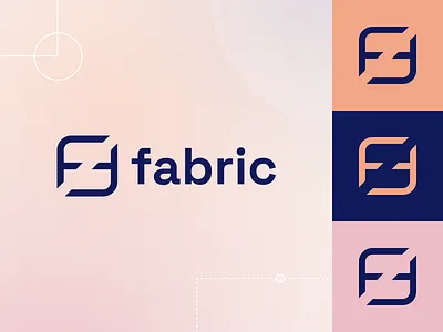 Fabric b2b brand book brand designer brand guide brand guidelines brand identity branding logo logos modern tech tech logo