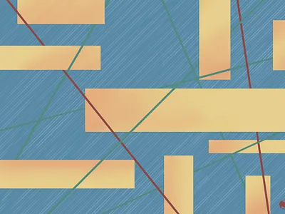 All the ways art artwork design flat illustration minimal signature square vintage ways