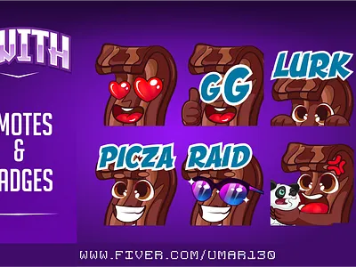 bacon twitch emotes bacon bacon emotes badges chibi bacon chibi twitch emotes cure bacon emotes illustration streamers twitch emotes twitch sub badges twitchtv