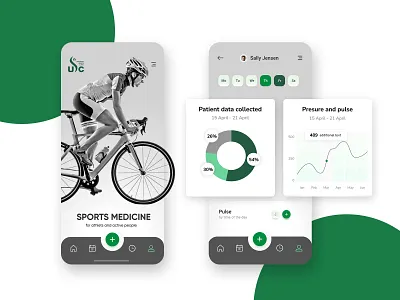 Ukrainian sport clinic app #3 app application branding clinic sport ui ux