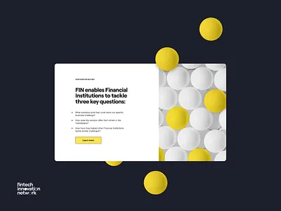 Fintech Innovation Network art direction clean clean ui community finance finance business fintech fintech platform platform solution typography ui uiux ux uxdesign web website