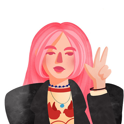 Alyssa digital digital illustration digitalart illustrate illustration illustrative illustration portrait illustration stylization
