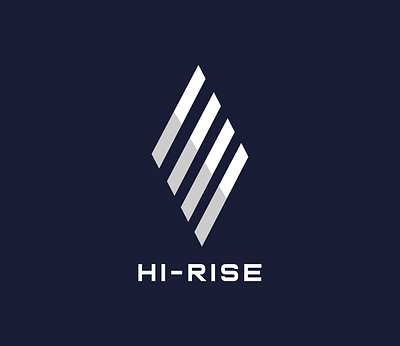 Hi Rise 4 whiteFG branding design inkscape logo vector