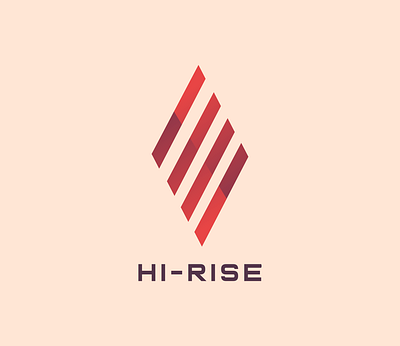 Hi Rise 4 coloredBG branding design inkscape logo vector