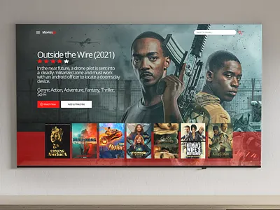 UI Design for MoviesGo app app design design ui ui ux design ui design uidesign uiux web website