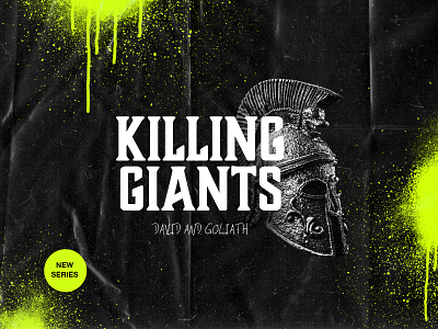 Killing Giants - Sermon Series Concept adobe art church church graphics church marketing church series church sermon series design digital collage digitalart graphicdesign photoshop series series design sermon sermon art sermon series