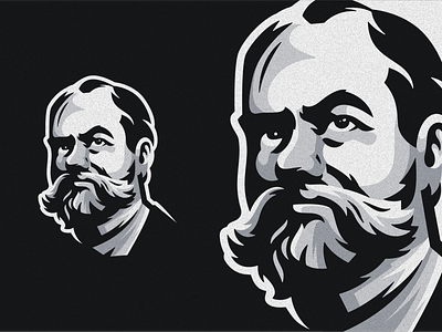 Old Man logo design barbershop beard brand branding character designs esport esports games ilustrator logo mascot masculine old man sports vintage logo