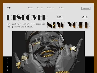 Discover New York City adventure blog city cpdesign creativepeoples discover landing page new york city newspaper tour tourism tours travel traveling trending trip usa vacation web web design