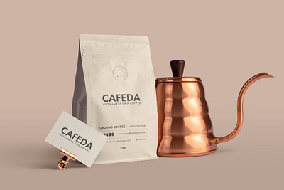 CAFEDA brand identity design brand identity design branding business card design coffee coffeeshop food and drink logo design minimal visual identity