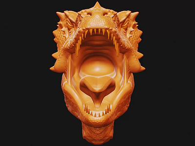 Dinosaur Thingy 3d animation character dinosaur dragon ipad lizard model modeling monster nomad rex roat sculpt sculpting teeth tyrannosaurus zbrush