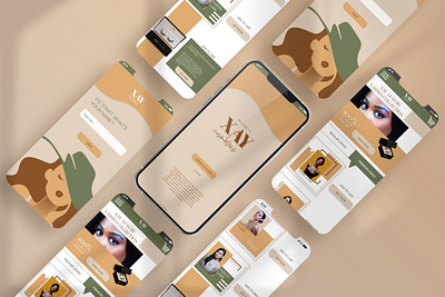 Cosmetics app (UI Design) branding creative design logo ui uxdesign