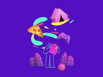 3D Illustration for Altrüus Gifting App gift giving gifting landing page mobile app website