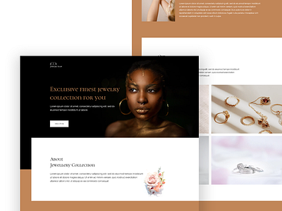 Jewelry Website Template for Elementor best shot elementor templates jewelery jewellery jewelry shop mohit panchal trending trending design ui design uidesign uiux user experience web design website design wordpress