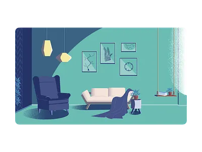 Home figma flat home illustration noise
