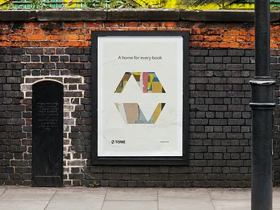 Meet Tome advertising books brand brand design branding collage earthday logo logodesign paper recycling sustainability