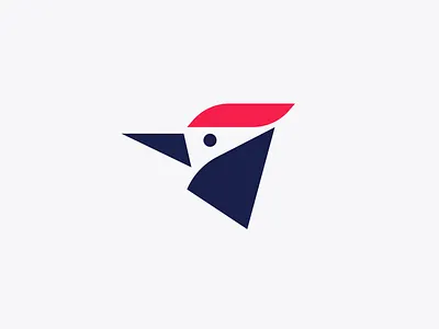 Woodpecker Isotype isotype logo logodesign minimalist woodpecker