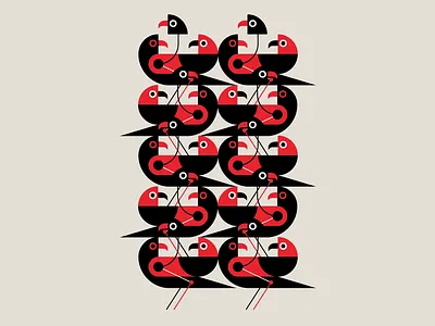 PERPETUAL CUCKOO *NFT* abstract animated gif animation birds cryptoart design illustration nft nftart