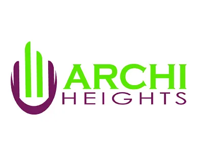 archi heights design illustration logo ui vector
