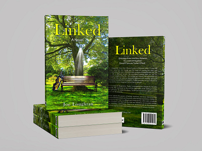 A Novel "Linked" Book Cover Design book cover design book cover designer book covers book designer clean book cover ebook graphic design graphic design portfolio graphic designer graphics novel novel book photoshop design print design simple book