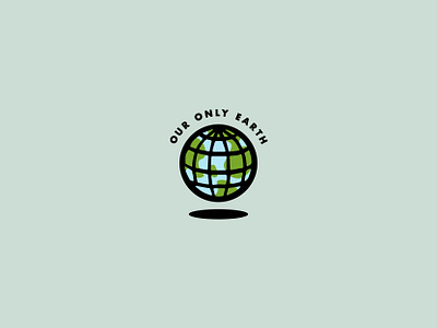 Our Only Earth badge design branding design earth graphic design icon icons illustration logo logo design mortenson typography vector