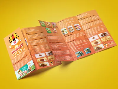 Trifold Leaflet Template Design advertising brand design branding brochure design brochure template design facebook ads food ad food banner food post food template design graphic design instagram banner instagram post social media advertising social media banner social media design trifold brochure trifold brochure design trifold template