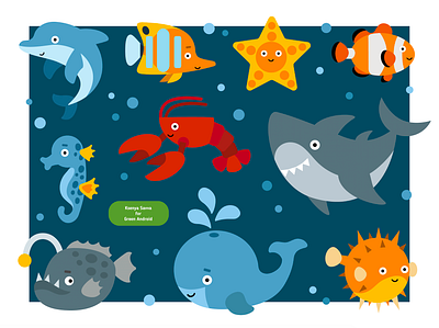 Set of cute cartoon sea animals for sticker activity book activity adobe illustrator animal book cartoon character children cute dolphin education fish for kids illustration ocean sea shark stickers underwater vector whale