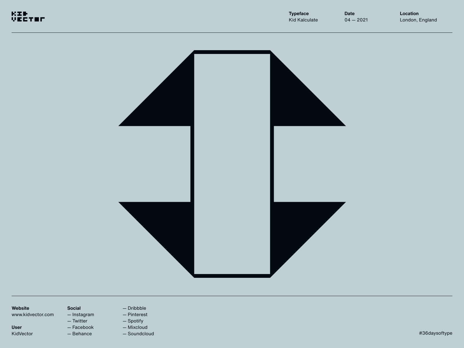 Kid Kalculate — O 36daysoftype 36daysoftype08 type typeface typography