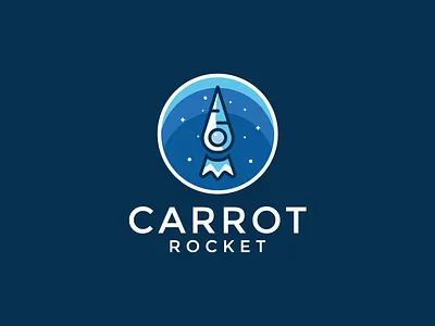 Carrots Rocket logo design branding business business logo carrot logo creative logo design flat logo logo design logo designs logo maker logotype minimal minimalist logo modern logo modren rocket logo simple