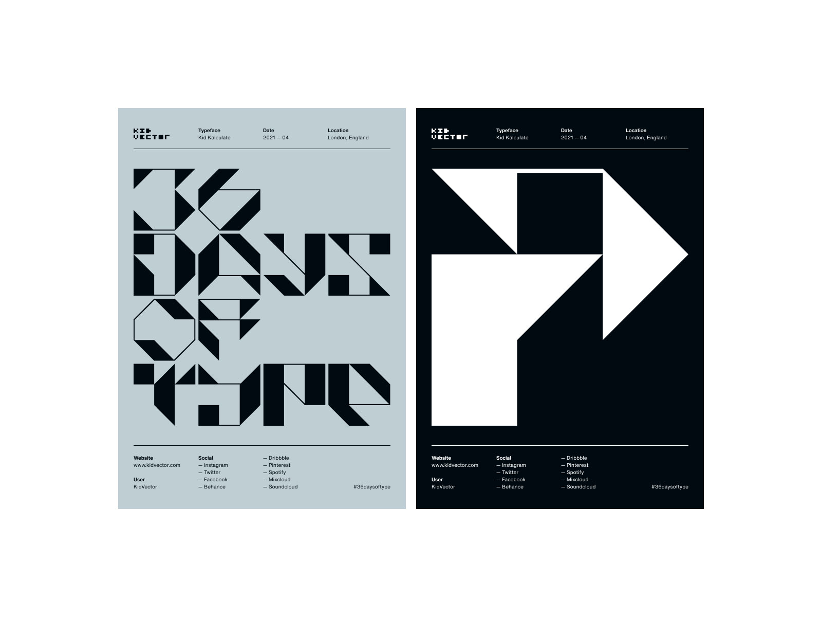 Kid Kalculate — P Poster 36daysoftype 36daysoftype08 type typeface typography