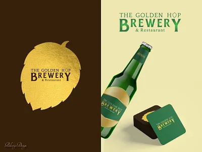 Logo design - Brewery branding branding design brewery brewery logo colors design design inspiration dribble freelance freelance designer gold graphic design illustrator logo design logo designer minimal photoshop typography vector weekly warm up