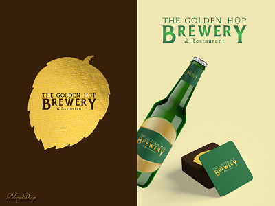 Logo design - Brewery branding branding design brewery brewery logo colors design design inspiration dribble freelance freelance designer gold graphic design illustrator logo design logo designer minimal photoshop typography vector weekly warm up