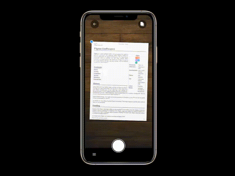 Document Scanner App Concept app app design document figma mobile mobile design office photo prototype scanner scanning ui ui design web design