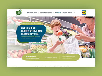 Homepage - Lidl, The social responsibility animation ecology environment environmental homepage illustration illustrations landing page lifestyle nature ui ux website