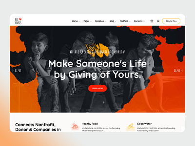 Donation design Concept app branding design donate donation ui ux web website