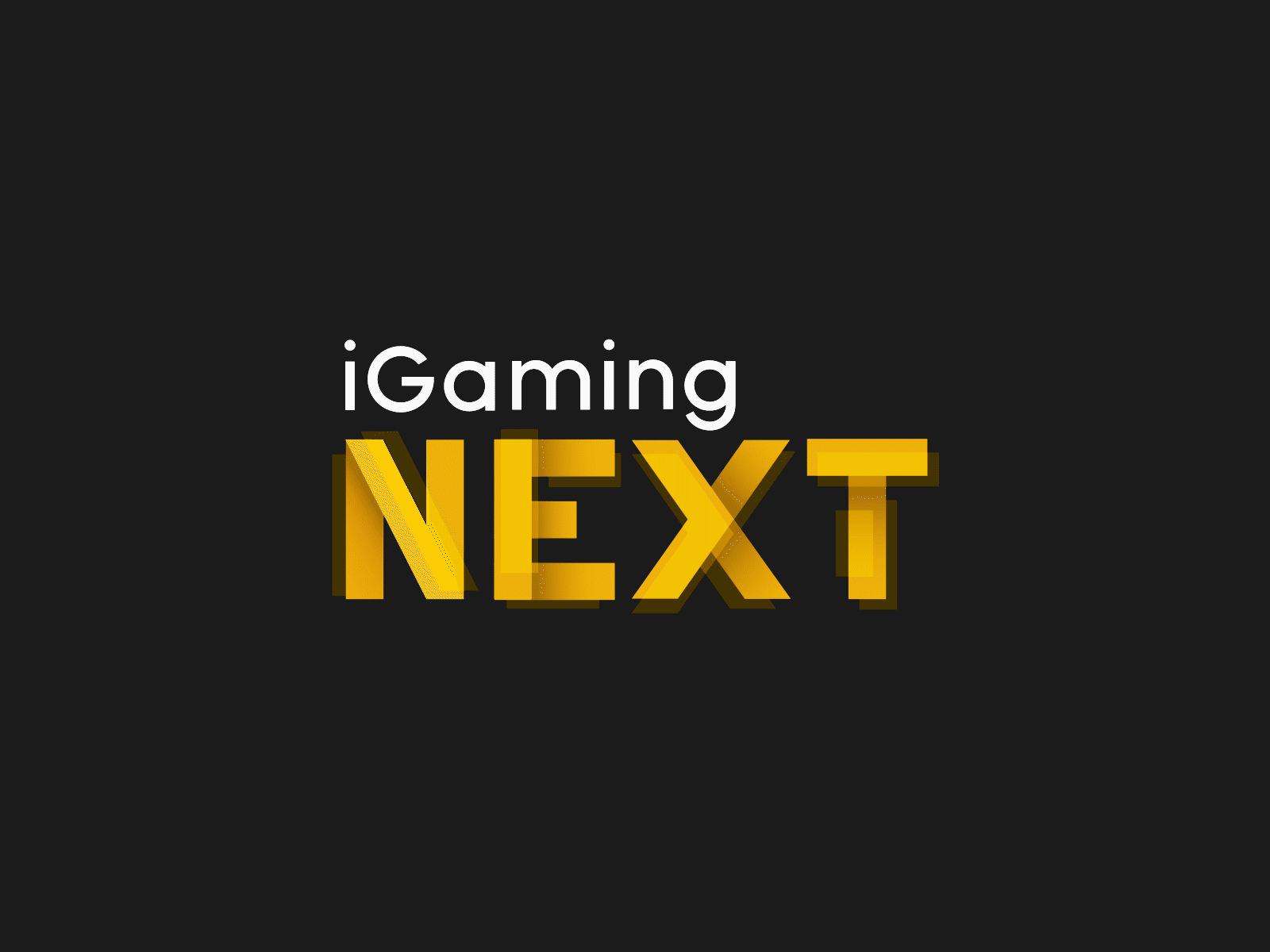 iGaming Next animated logo animation animation 2d black brand branding branding design casino casino online gaming igaming layyers logo logo animation logo animations logodesign malta slots summit yellow