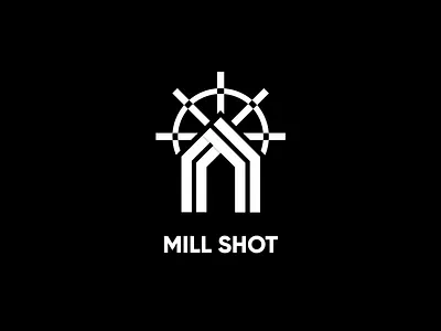Mill Shot branding creative design digital idendity illustrator logo logodesign logotype minimal