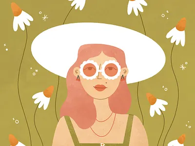 Spring is Here characterdesign design flat illustration illustration procreate