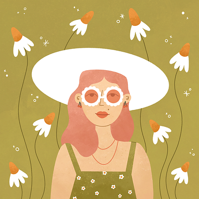 Spring is Here characterdesign design flat illustration illustration procreate