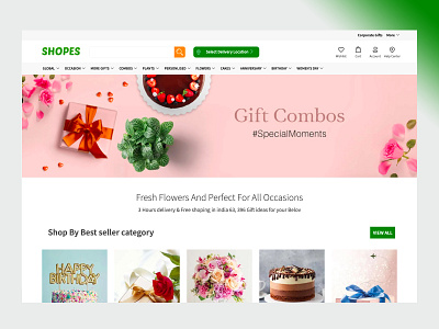 gift shop concept amptus branding design digital agency ecommerce home screen sharma strap sumit ui ux