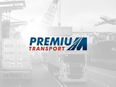 Premium M Transport brand branding clean design illustration logo minimal type typography vector