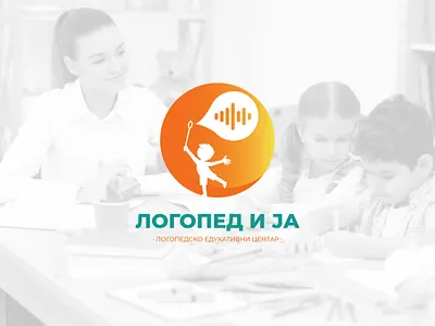 Logoped I Ja brand branding clean flat icon illustrator logo minimal type typography